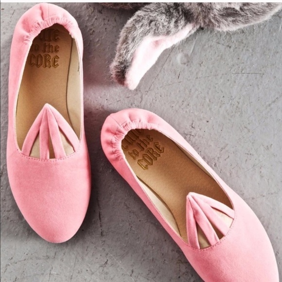 Y.R.U. Pink Bunny Hopper Ballet Flats - Picture 3 of 6